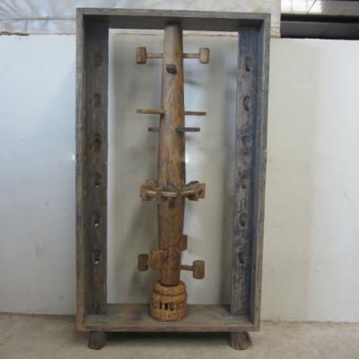 China Antique solid wood wine shelf for sale