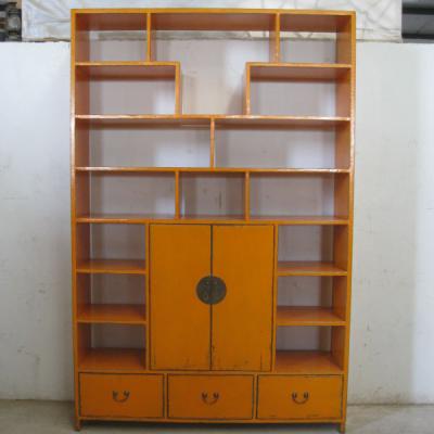 China Antique Reproduction Solid Wood Bookcase for sale