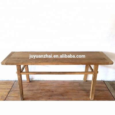 China Solid Wood Wholesale Best Selling Reproduction Chinese Antique Furniture Reclaimed Wooden Vintage Long Console Table for sale