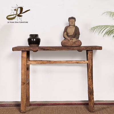 China Old beautiful solid wood simple console table for sale