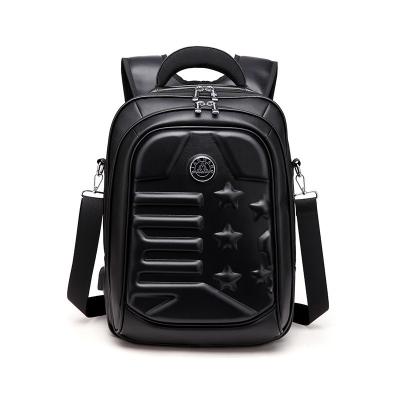 China 17 Inch Laptop Custom Travel Backpack School Bag USB Charging Port 42x32x14cm for sale