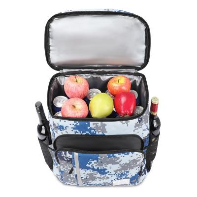 Chine Sacs à dos de nourriture camouflé Cooler Isolat sac sac à dos de déjeuner Poches 34x23x43cm à vendre
