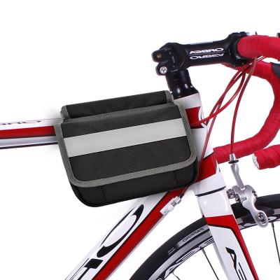 China Large Phone Bike Bag OEM Waterproof Rear Under Seat Reflective Strip Pouch For Cycling 7X6X5