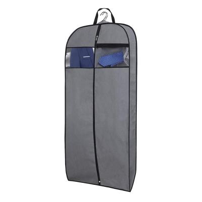 China Cloth Lightweight Custom Travel Garment Bag For Suits Protector Hanging Zipper 24x32