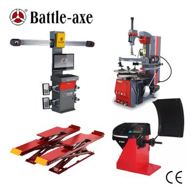 China 3d Wheel Aligner Car Lift Crane Tire Switch and Wheel Balancer Combo 3D-718S for sale