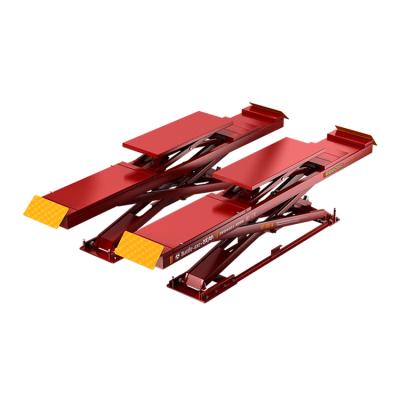 China Battle ax 4tons alignment car lift sata scissor lift with secondary jack 4000kgs for sale