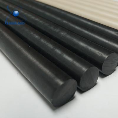 China Machine Industries Factory Direct Sale 30% Fiber Carbon Filled PEEK Rod Black PEEK CA30 Rods for sale