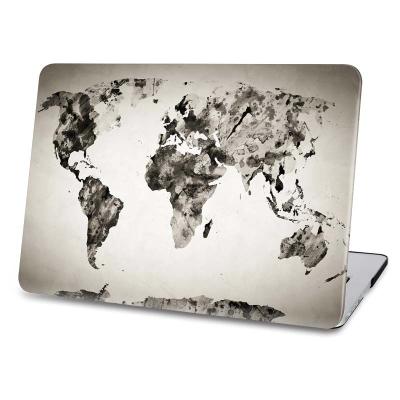 China Protect the & decorate your laptop best price world map macbook pro case 13 inch laptop hard pc cover case with edge cover for sale