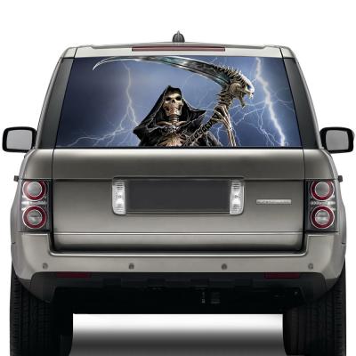 China Removable Truck Graphic Rear View Decals Vinyl Car Windshield Windshield Weatherproof CEMETERY Rear Decal for sale