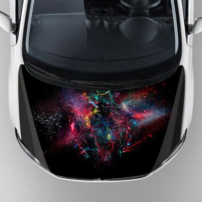 China New Vinyl Hot Scratch-Resistant Car Decorative Stickers UV Protection Car Hood Vinyl Wrap Sticker Decals With Adhesive for sale