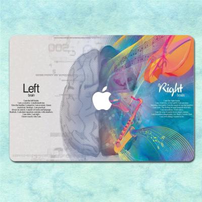 China OEM Laptop PVC Protector Brain Decals Laptop Skin Sticker for MacBook Air for sale