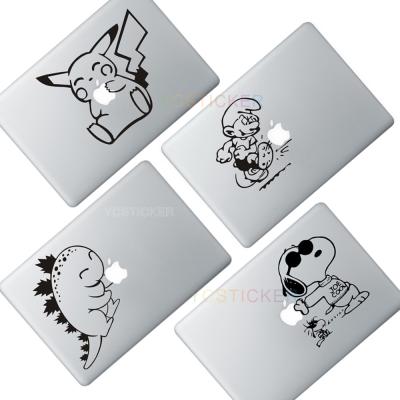 China No Residue Bestsellers Laptop Black Skins Removable Decals Stickers For Macbook for sale