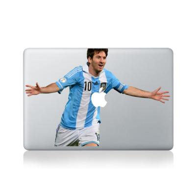 China No Residue Hot New Designs World Cup New Messi Stickers For MacBook Decals Skin for sale