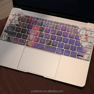 China UK Popular Custom Laptop LAPTOP Items Color Keyboard Sticker Decorative Decal Skin With Reusable Removable Adhesive for sale