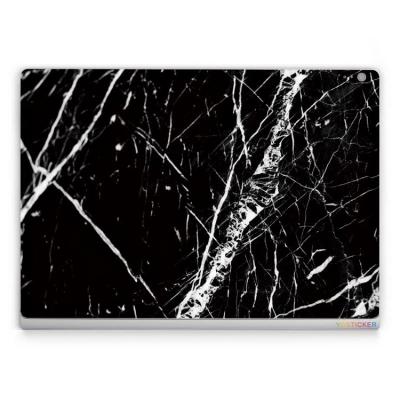 China No Residue 2017 Laptop Skin Back Cover Popular Black White Marble Precise Cut Removable Vinyl Decal Sticker For Microsoft Surface Book for sale