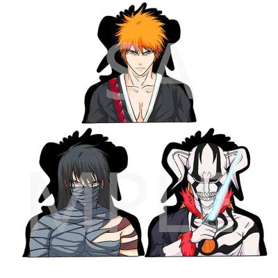 China Waterproof+Eco-friendly Wholesale Kurosaki Ichigo Holographic Cartoon 3D Car Anime Stickers BLEACH lenticular Waterproof  3D Anime Motion Stickers for sale