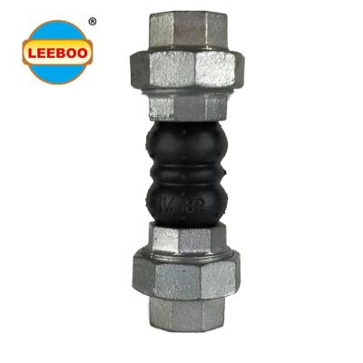 China New Design Union Type Air Hose Coupling Carbon Steel PN16 Wire Connection Flexible Rubber Expansion Joint for sale