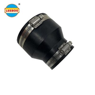 China Plastic Pipe Lines Connect Reducer Pipe Couplings Maintain Type EPDM Rubber Seal Flexible For Plastic Pipes for sale