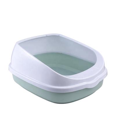 China Tray Box Sand Pet Box Stored Cat Litter Basin Partially Enclosed for sale