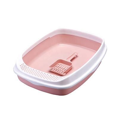 China Large Single Entrance Viable Cat Litter Basin Large Box Cat Litter Bin for sale