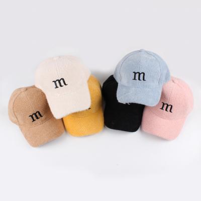 China New Style 6 Panel Baseball Hats Winter Embroidery Sports Warm Wholesale 2021 Hats for sale