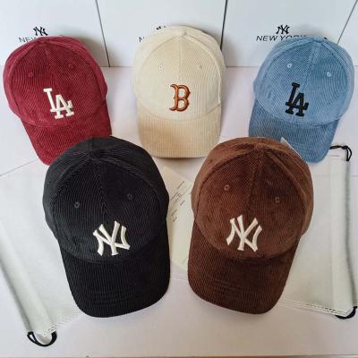 China COMMON Corduroy Panel Baseball Hats Winter Hats Style Fashion Sports Warm Hats 6 New for sale