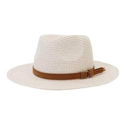 China 2022 New Men's and Women's Wide Sun Hat Summer Sunscreen Eco-Friendly Outdoor Straw Hats Panama Brim Travel Parasol for sale