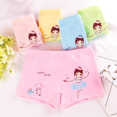 China Wholesale Children's Underwear Kids Boxer Girls Cotton Breathable Boxer Pants Babies Kids For 3-10 Years Old for sale