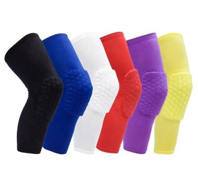 China High Elastic Compression Knee Sleeve Protector Padded Volleyball for sale