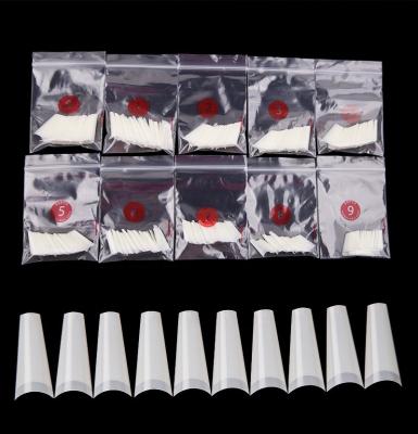 China French Design Acrylic Artificial False Nail Tips for sale