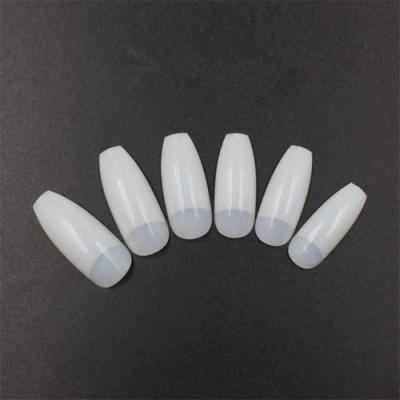 China 500Pcs Design Beauty False Ballerina Long Nails Full Cover Coffin Shape Nail Art Tips for sale