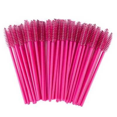 China 100 Pcs Eyelash Extension Tools/Package Crystal Eyelash Makeup Brush Diamond Handle Mascara Wands Eyelash Extension Tools YCM021 for sale