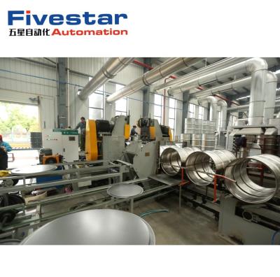 China 208L Food Wire Drum Production Line , Steel Barrel Manufacturing Line for sale