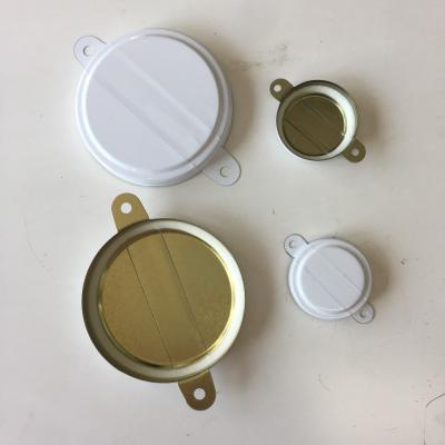 China Pilfer-proof 70 mm and 35mm steel cap seal for 200L oil drum used white color with rubber seal for sale