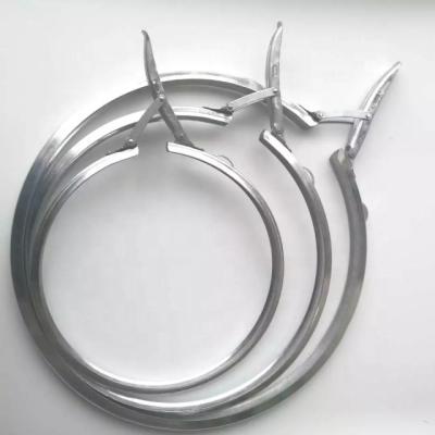 China Drum And Barrel Industry Galvanized Steel Drum Locking Clamp For Drum Ring Lever / Drum Locks Clamps for sale