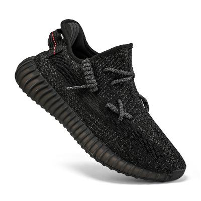 China Original Fashion Trend New Design Yeezy 350 Men's Running Sneakers Logo Reflective Yeezy 350 Breathable Women's Breathable Sneakers for sale