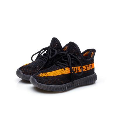 China Custom Lightweight Yeezy 350 Kid Running Casual Mesh Trainers Shoes Kids Sneakers Boys Girls Sports Educate Walking Shoes for sale