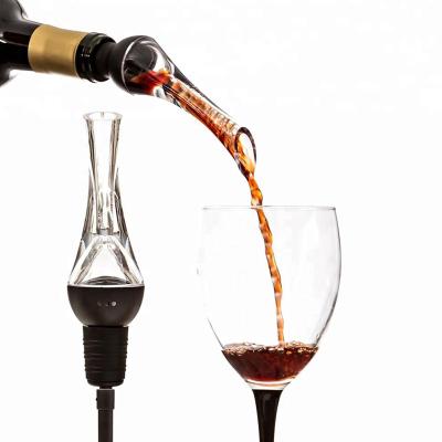 China Wine Products Disposable Portable Acrylic Bottle Red Wine Pourer for sale