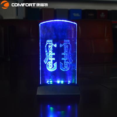 China Bar Best Seller Plastic Led Lighting Menu For Restaurant / Bar for sale