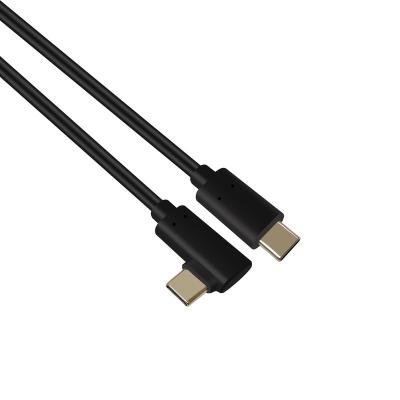 China MP3/MP4 Player 2021 90 Degree Angle USB 3.1 Type C Cable 3.1v High Speed ​​Cable PD USBC Charging Cable for sale