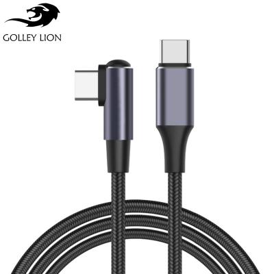 China Player 2021 GOLLEY LION QC4.0 USB MP3/MP4 Type C To USB C 100W PD Fast Charger Cable for sale