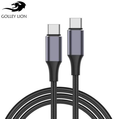 China MP3/MP4 Player Transmission 10G PD 100w 60w Male To Type C Data Cable Male 5A 3A USB 3.1 Quick Charging Cable for sale