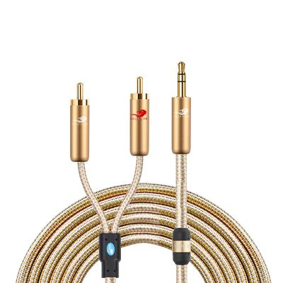 China 2020 New Product 3.5MM Audio Rca Audio Optical Adapter Speaker Cable for sale