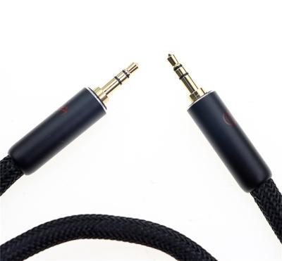 China Diamond Black Style Fine Wear-Resisting Workmanship 20AWG Tinned Copper Cable Male-Male 4.5mm Diameter Cable Computer Audio Cable for sale