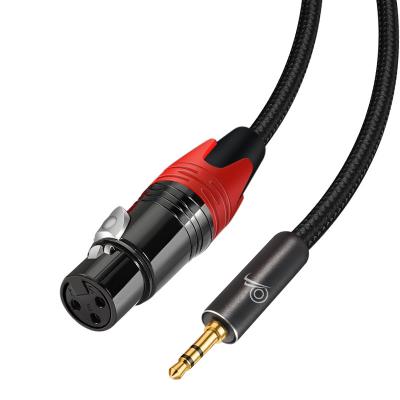 China Speaker GOLLEY LION High-End Female Microphone Cable XLR to aux. 3.5mm cable audio for sale