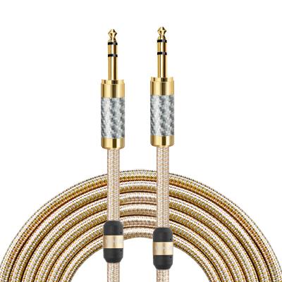 China Multimedia 2020 High End 6.35mm 1/4 TRS Male To Male Stereo Professional Enthusiasts Audio Cable for sale