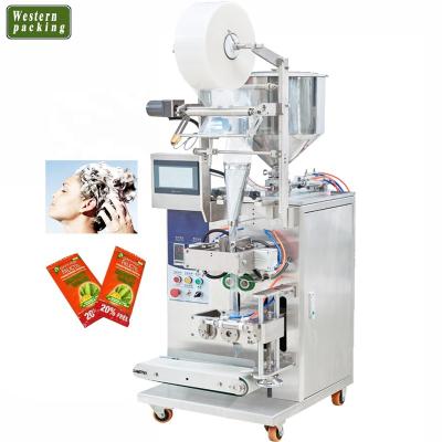 China Food Multi Function Automatic Sachet Shampoo Packing Machine for sale