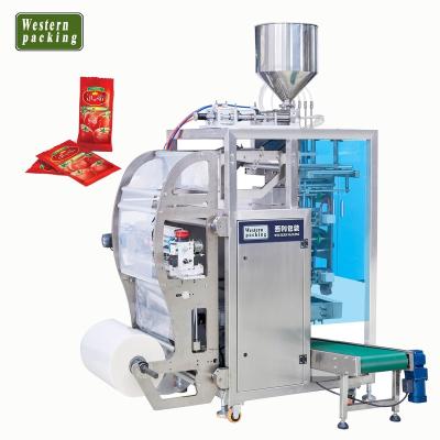 China Excellent Food Quality Automatic Liquid Ketchup Small Sachet Packing Machine for sale