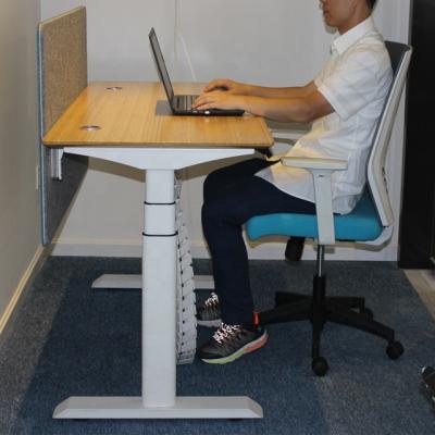 China Modern Bamboo Desk Best Fit Desk Panel Of Electric Height Adjustable Desk Frame for sale