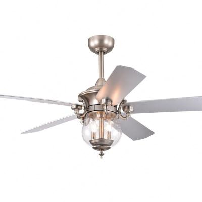 China With amazon light hot sale home appliances solid wood ceiling fan light 52 inch for sale for sale